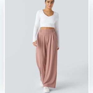 NWT Halara Waffle Knit Wide Leg Pant Size Small